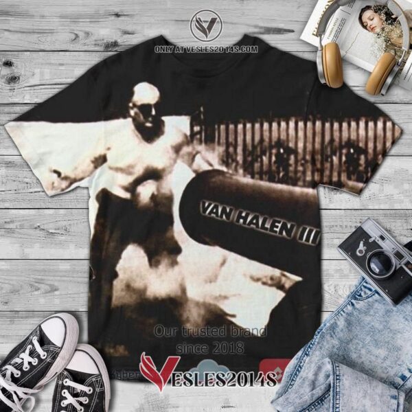 Van Halen Band III Album 3D T-Shirt, Unique Gifts For Music Lovers - Vesles2014S