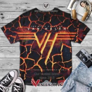 Van Halen Band Many Faces Album 3D T-Shirt, Unique Gifts For Music Lovers - Vesles2014S