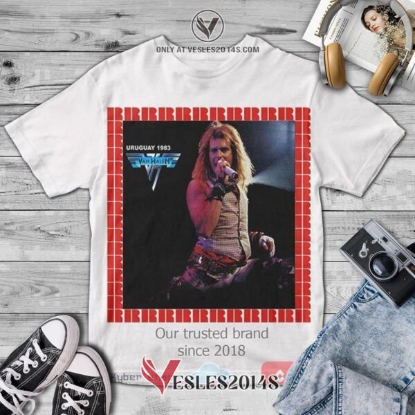 Van Halen Band Monte Video Album 3D T-Shirt, Unique Gifts For Music Lovers - Vesles2014S