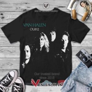Van Halen Band Ou 812 Album 3D T-Shirt, Unique Gifts For Music Lovers - Vesles2014S