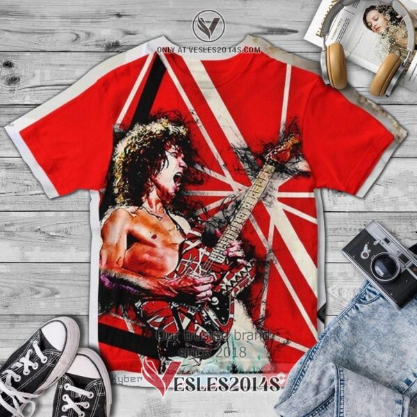 Van Halen Band The Best Of Both Worlds Album 3D T-Shirt, Unique Gifts For Music Lovers - Vesles2014S