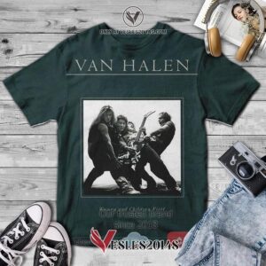 Van Halen Band Women And Children First Album 3D T-Shirt, Unique Gifts For Music Lovers - Vesles2014S