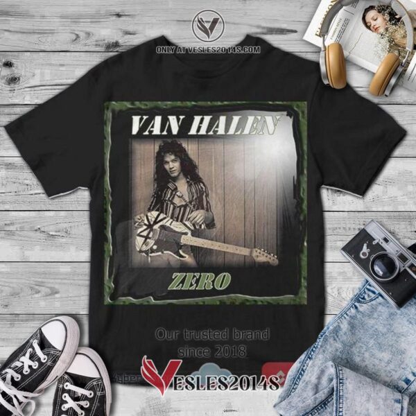 Van Halen Band Zero Album 3D T-Shirt, Unique Gifts For Music Lovers - Vesles2014S