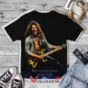 Van Halen Eddie Album 3D T-Shirt, Unique Gifts For Music Lovers - Vesles2014S