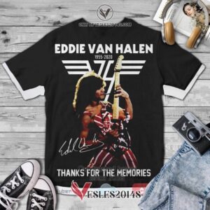 Van Halen Eddie Thank for the memories Album 3D T-Shirt, Unique Gifts For Music Lovers - Vesles2014S