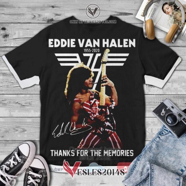 Van Halen Eddie Thank for the memories Album 3D T-Shirt, Unique Gifts For Music Lovers - Vesles2014S