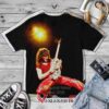 Van Halen Eddie black Album 3D T-Shirt, Unique Gifts For Music Lovers - Vesles2014S