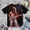 Van Halen Eddie playing guitar black Album 3D T-Shirt, Unique Gifts For Music Lovers - Vesles2014S