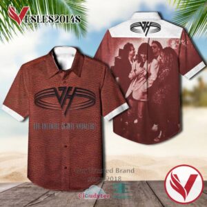 Van Halen For Unlawful Carnal Knowledge 1991 Casual Hawaiian Shirt, Best Gifts For Summer Vesles2014S