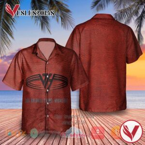 Van Halen For Unlawful Carnal Knowledge Album Hawaiian Shirt, Best Gift For Music Lovers Vesles2014S