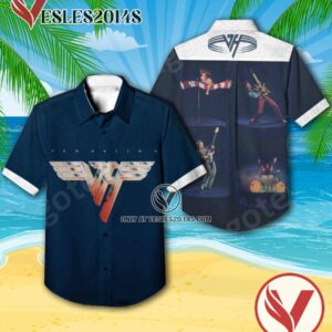 Van Halen II Album Cover Style 2 Hawaiian Shirt, Unique Gifts For Music Lovers - Vesles2014S