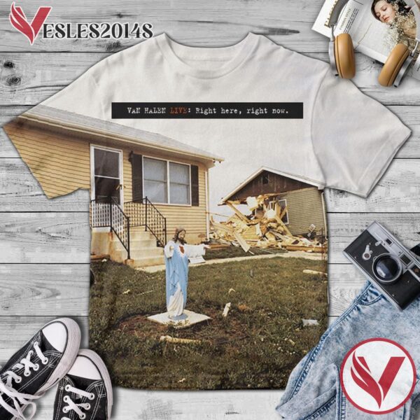Van Halen Live Right Here, Right Now Album Cover Shirt, Perfect Gifts For Music Lovers - Vesles2014S