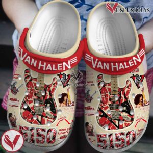 Van Halen Music Crocs Crocband Clogs Shoes, Unique Gifts For Fans Style 1 - Vesles2014S