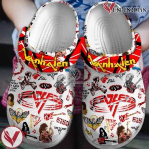 Van Halen Music Crocs Crocband Clogs Shoes, Unique Gifts For Fans Style 2 - Vesles2014S