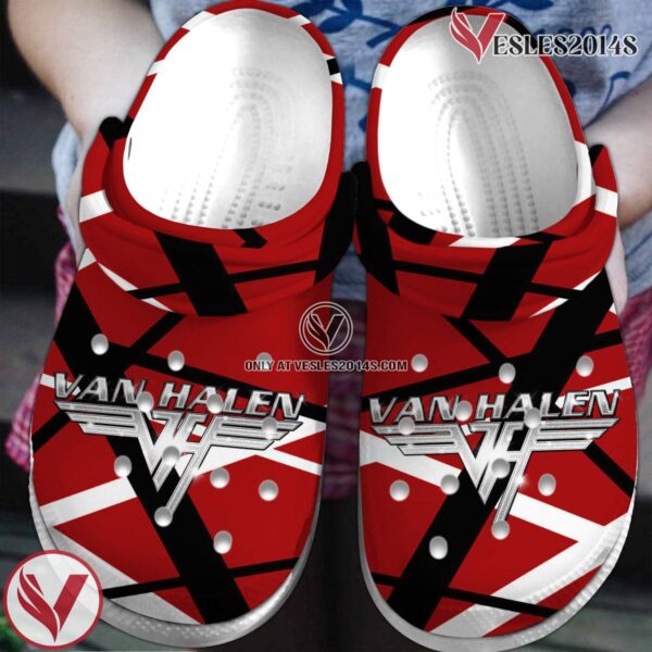 Van Halen Music Crocs Crocband Clogs Shoes, Unique Gifts For Fans Style 3 - Vesles2014S