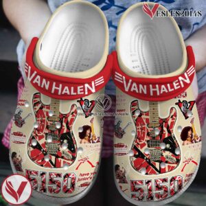 Van Halen Music Crocs Crocband Clogs Shoes, Unique Gifts For Fans Style 4 - Vesles2014S