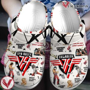 Van Halen Music Crocs Crocband Clogs Shoes, Unique Gifts For Fans Style 5 - Vesles2014S