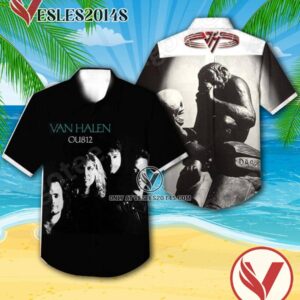 Van Halen Ou812 Album Cover Hawaiian Shirt, Unique Gifts For Music Lovers - Vesles2014S