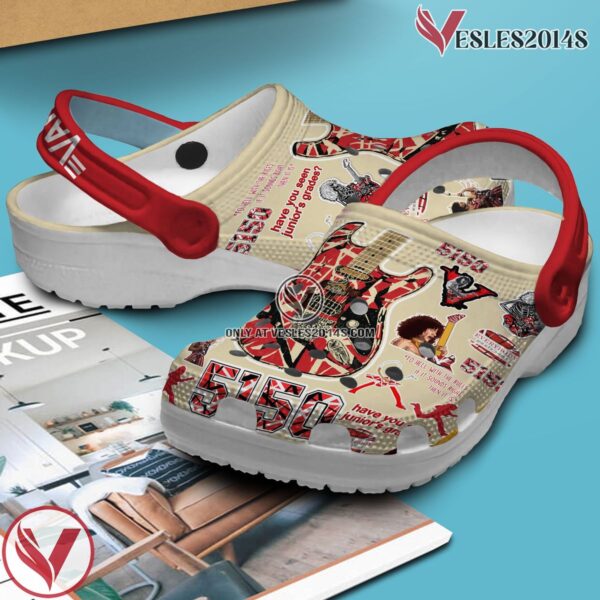 Van Halen Rock Band Music Crocs Crocband Clogs Shoes, Unique Gifts For Fans Style 1 - Vesles2014S 2