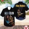 Van Halen Rock Guitar Album Hawaiian Shirt, Best Gift For Music Lovers Vesles2014S