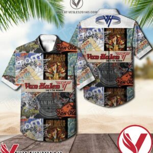 Van Halen She’s The Woman Hawaiian Shirt, Unique Gifts For Friends - Vesles2014S 1