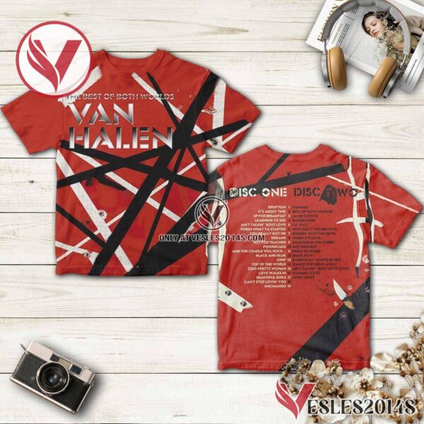 Van Halen The Best Of Both Worlds Album Cover Shirt, Unique Gifts For Music Lovers - Vesles2014S