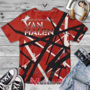 Van Halen The Best of Both Worlds Album 3D Shirt, Unique Gifts For Music Lovers - Vesles2014S