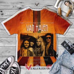 Van Halen The Live Broadcast Collection Album 3D T-Shirt, Unique Gifts For Music Lovers - Vesles2014S