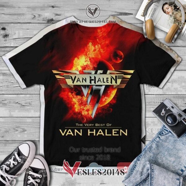 Van Halen The very best of Van Halen Album 3D T-Shirt, Unique Gifts For Music Lovers - Vesles2014S