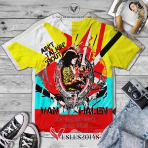 Van Halen Tour 3 Album 3D T-Shirt, Unique Gifts For Music Lovers - Vesles2014S