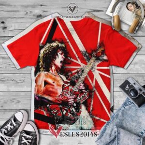 Van Halen Tour 6 Album 3D T-Shirt, Unique Gifts For Music Lovers - Vesles2014S