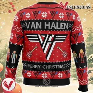 Van Halen Ugly Christmas Sweater, Unique Christmas Gift For Fans - Vesles2014S 1
