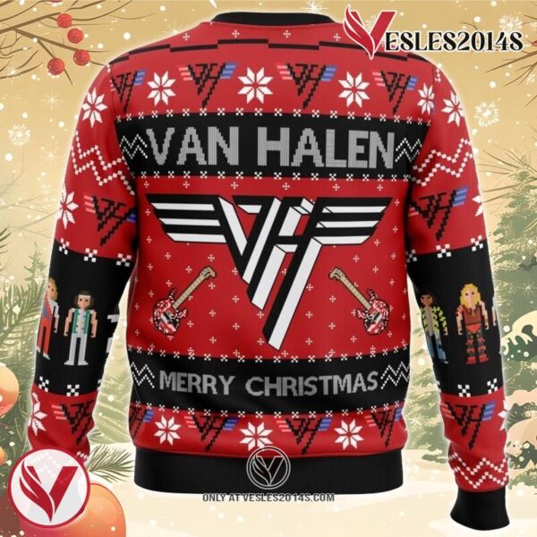 Van Halen Ugly Christmas Sweater, Unique Christmas Gift For Fans - Vesles2014S 1