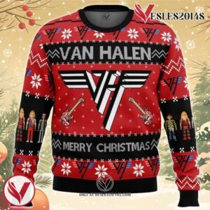 Van Halen Ugly Christmas Sweater, Unique Christmas Gift For Fans - Vesles2014S