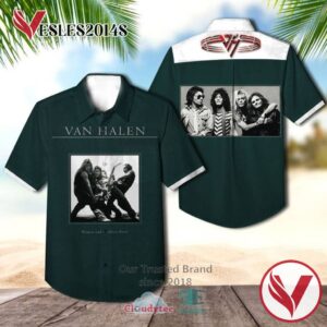 Van Halen Women and children first Hawaiian Casual Shirt, Best Gifts For Summer Vesles2014S