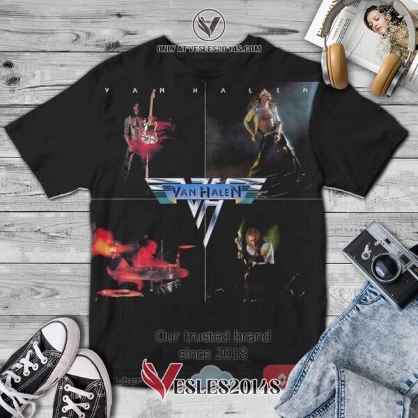 Van Halen member on stage Album 3D T-Shirt, Unique Gifts For Music Lovers - Vesles2014S