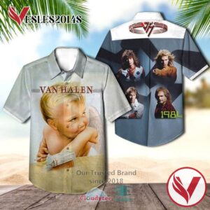 Van Halen the 1984 Hawaiian Casual Shirt, Best Gifts For Summer Vesles2014S