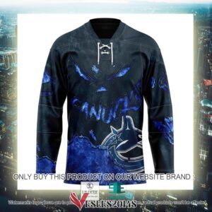 Vancouver Canucks Blood Personalized Hockey Jersey Shirt, Trending Gifts For Fans - Vesles2014s 2