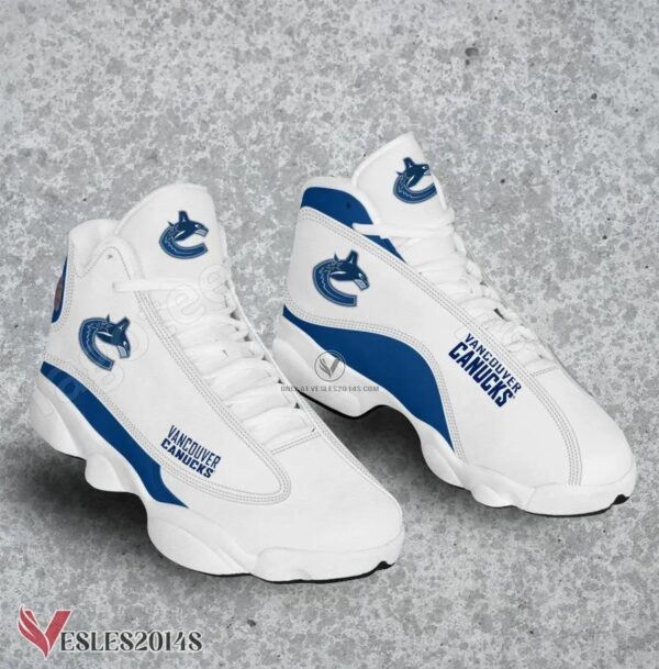 Vancouver Canucks Logo Air Jordan 13 Shoes, Best Sneaker Gifts For Fans - Vesles2014s