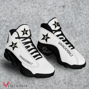 Vanderbilt NCAA Logo Air Jordan 13 Shoes, Best Sneaker Gifts For Fans - Vesles2014s 1