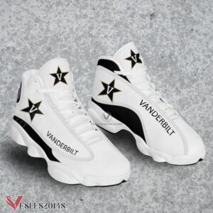 Vanderbilt NCAA Logo Air Jordan 13 Shoes, Best Sneaker Gifts For Fans - Vesles2014s