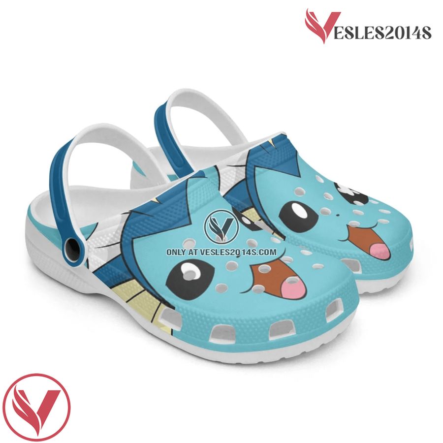 Vaporeon Pokemon Custom Clogs, Unique Gift From Vesles2014S