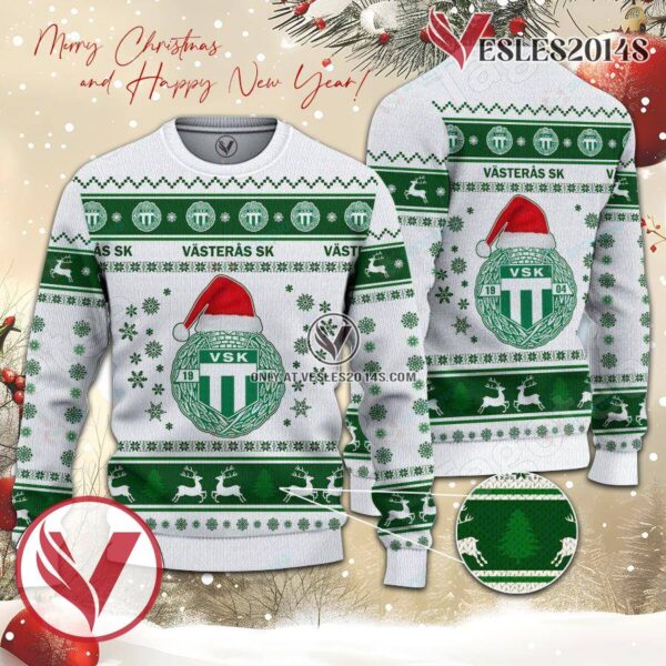 Västerås SK Sport Ugly Christmas Sweater, Unique Gifts For Fans - Vesles2014aS 1