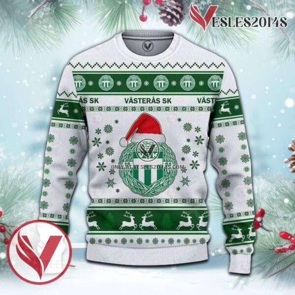 Västerås SK Sport Ugly Christmas Sweater, Unique Gifts For Fans - Vesles2014aS 2