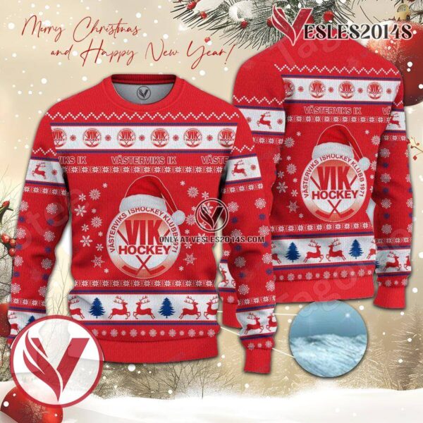 Västerviks IK Sport Ugly Christmas Sweater, Unique Gifts For Fans - Vesles2014aS 1