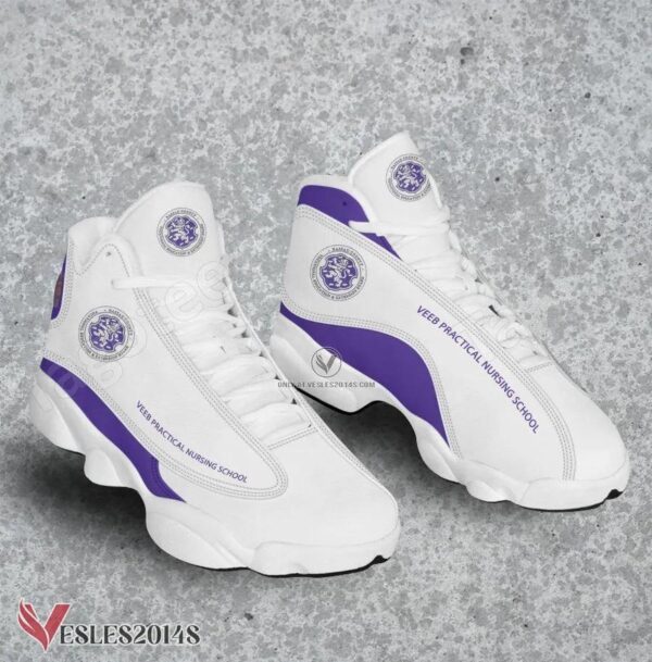 Veeb Nassau County School of Practical Nursing Logo Air Jordan 13 Shoes, Best Sneaker Gifts For Fans - Vesles2014s