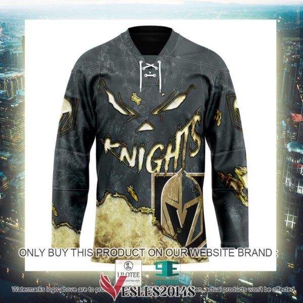 Vegas Golden Knights Blood Personalized Hockey Jersey Shirt, Trending Gifts For Fans - Vesles2014s 2