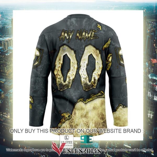 Vegas Golden Knights Blood Personalized Hockey Jersey Shirt, Trending Gifts For Fans - Vesles2014s 3
