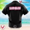 Vegeta Badman Black Dragon Ball Z Hawaiian Button Up Shirt, Perfect Gifts For Anime Lovers - Vesles2014S