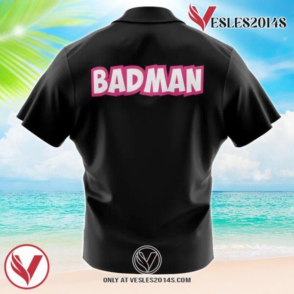 Vegeta Badman Black Dragon Ball Z Hawaiian Button Up Shirt, Perfect Gifts For Anime Lovers - Vesles2014S